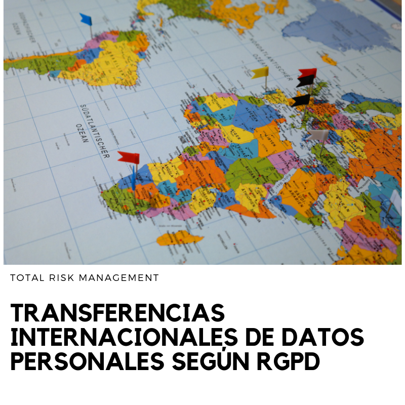 Transferencias internacionales de datos personales según RGPD