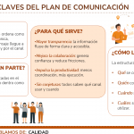 Claves del plan de comunicación
